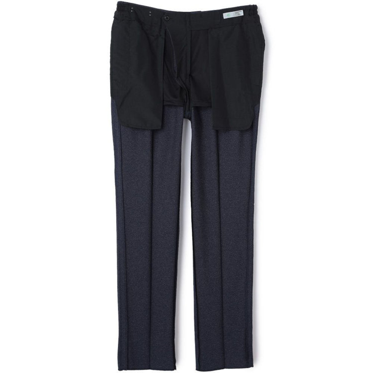 シルバーライン 【CLASSICO TAPERED】【春夏】1タックテーパードパンツ/ブラウン/ウエストシャーリング/4S SUSTAINABILITY&ECOLOGY FABRIC/※裾上げ必要 紺濃色
