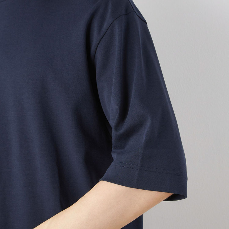 シルバーライン 【発送在庫あり】【スーツ屋が作った】BIZ Tシャツ/ネイビー 青濃色