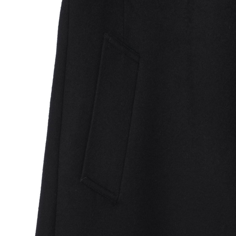 ブラックライン 【BL】ウールチェスターコート/ブラック/NEW ZEALAND WOOL LIMITED EDITION 黒