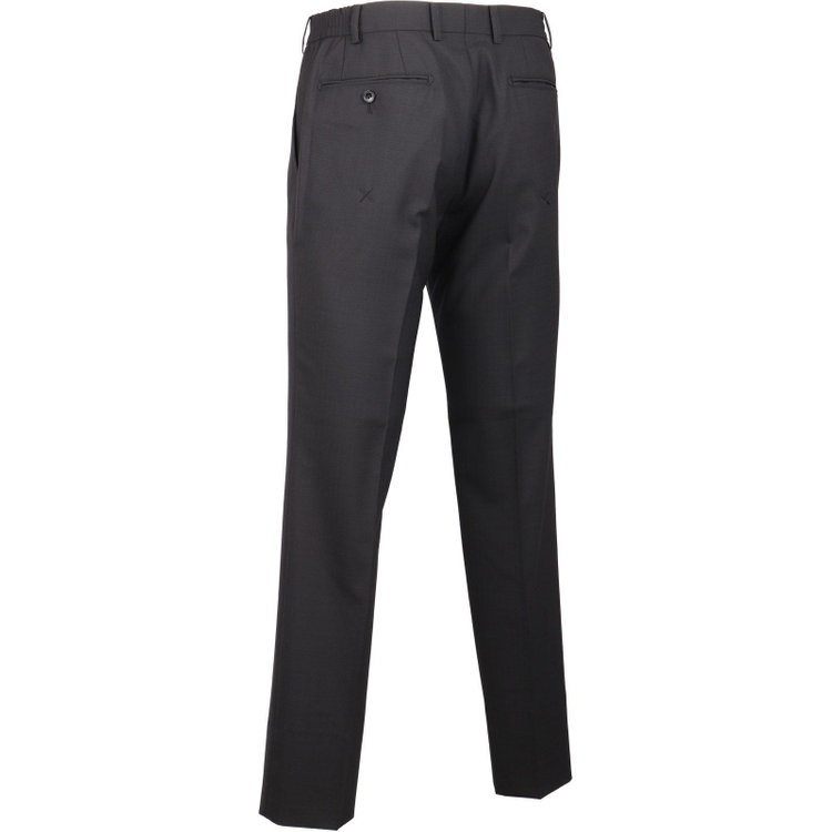 スーツセレクト 【SLIM TAPERED_2】【春夏】2釦シングルスーツ 0タック/ブラック×シャドー/ウエストシャーリング/4S SUSTAINABILITY&ECOLOGY FABRIC/※パンツ裾上げ済仕様 ブラック系(黒)