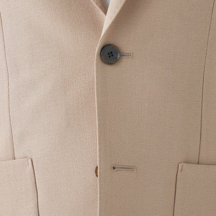 シルバーライン 【5DAYS CLOSET】【RBC】【春夏】2釦シングルジャケット/ベージュ/パッチポケット/4S SUSTAINABILITY&ECOLOGY FABRIC 茶淡色