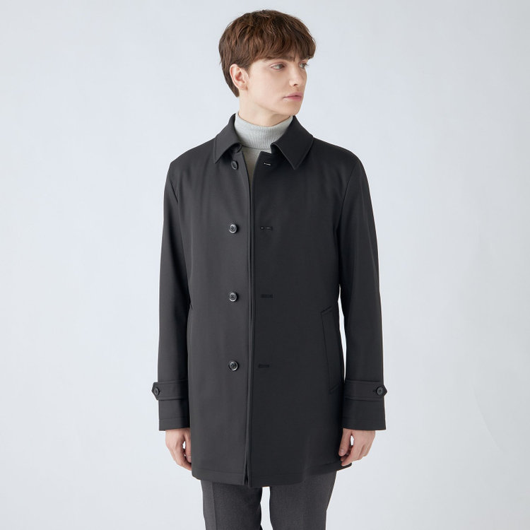 ブラックライン 【BL】ステンカラーボンディングコート/ブラック/WATERPROOF 黒