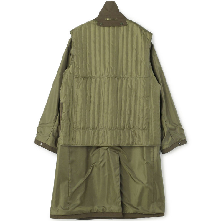 ブラックライン 【SL】2WAYストレッチタイロッケンコート/オリーブブランチ/WATERPROOF/パッカブル仕様 グリーン系(緑)