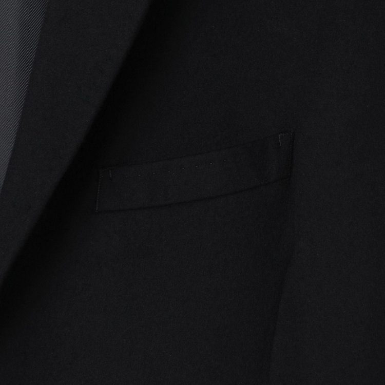 ブラックライン 【BL】ウールチェスターコート/ブラック/NEW ZEALAND WOOL LIMITED EDITION 黒