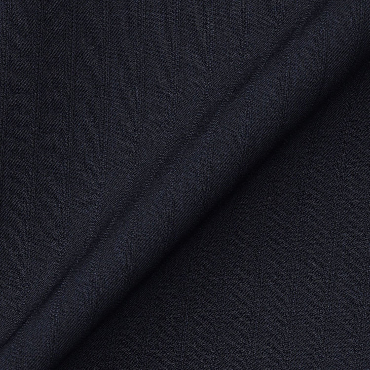 ブラックライン 【SLIM TAPERED_2】【年間】2釦シングルテーパードパンツスーツ 0タック/ネイビー×シャドーストライプ/ウエストシャーリング/4S/※パンツ裾上げ済仕様 紺中間