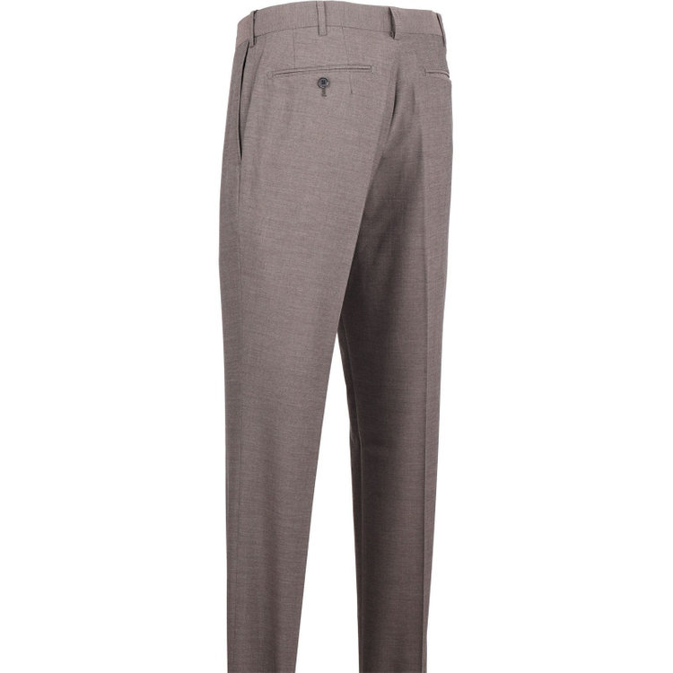 スーツセレクト 【WEB限定/OUTLET】【CLASSICO TAPERED】【春夏】1タックテーパードパンツ/ブラウン/ウエストムーブ仕様/ウォッシャブル/4S SUSTAINABILITY&ECOLOGY FABRIC/COOL HERTZ ブラウン系(茶)