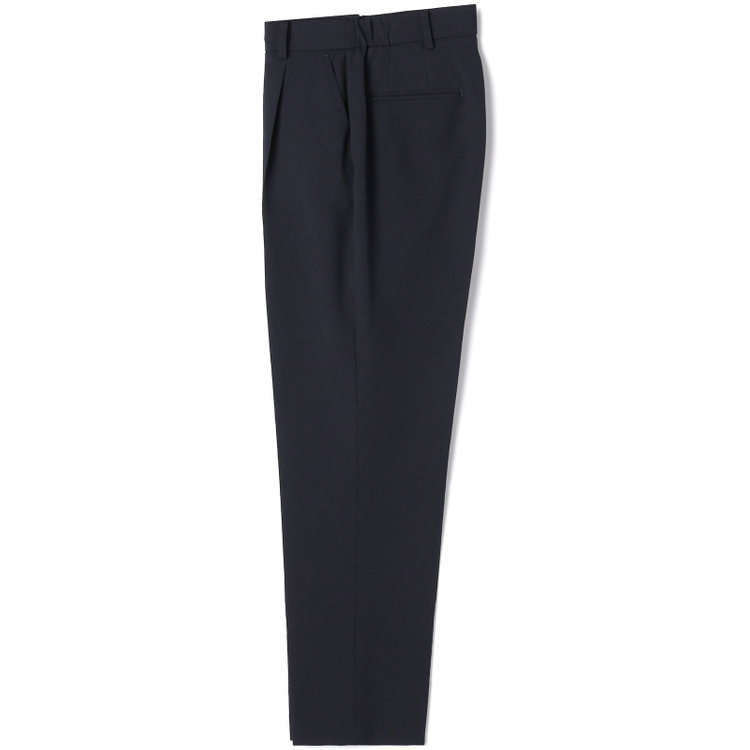 シルバーライン 【RELAX TAPERED】【春夏】1釦テーパードパンツスーツ/ネイビー/ウエストシャーリング/ウォッシャブル/4S SUSTAINABILITY&ECOLOGY FABRIC/※パンツ裾上げ済仕様 紺中間