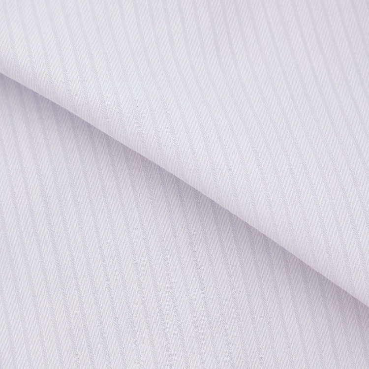 ブラックライン 【発送在庫あり】【BLACK LINE】【形態安定】ワイドカラーワイシャツ/アイスグレー×ドビーストライプ グレー中間