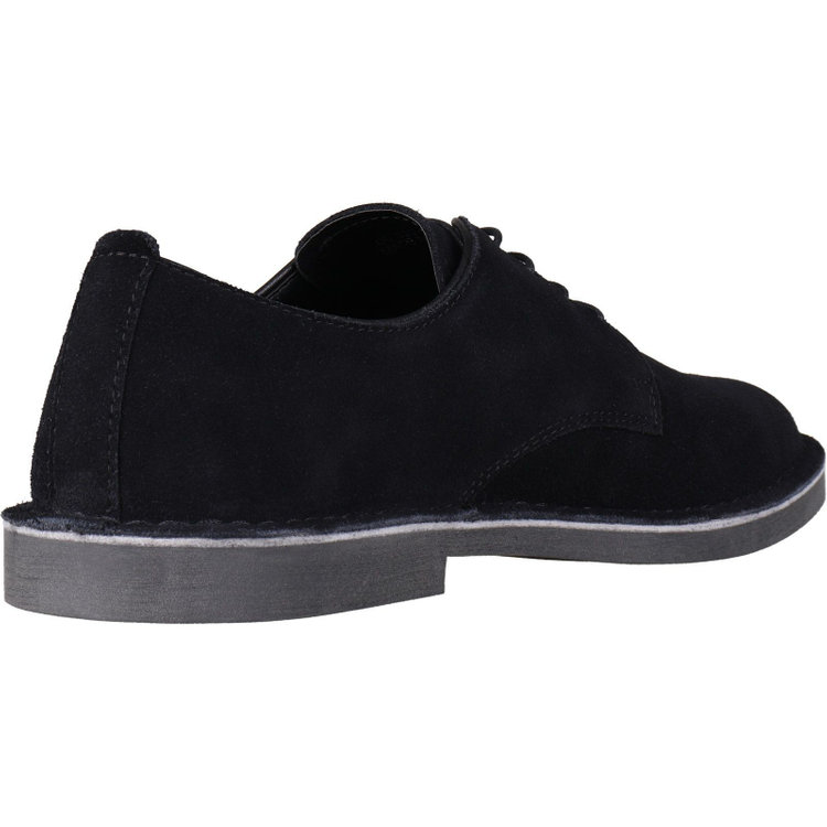 ブラックライン 【BL】プレーントゥドレスシューズ/ブラック×スエード/ステッチダウン製法 ブラック系(黒)