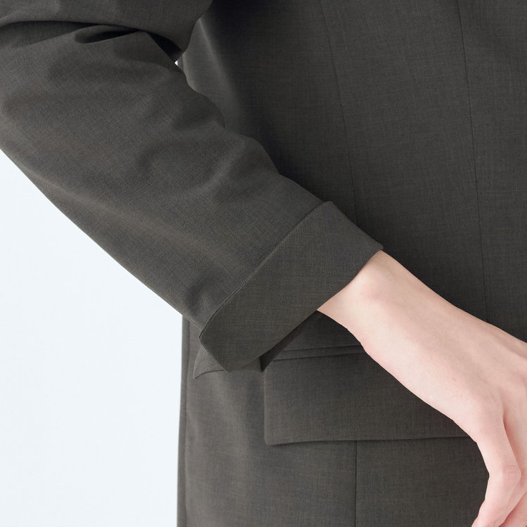 シルバーライン 【SL】【年間】4釦1掛けダブルジャケット/グレー/ウォッシャブル グレー濃色