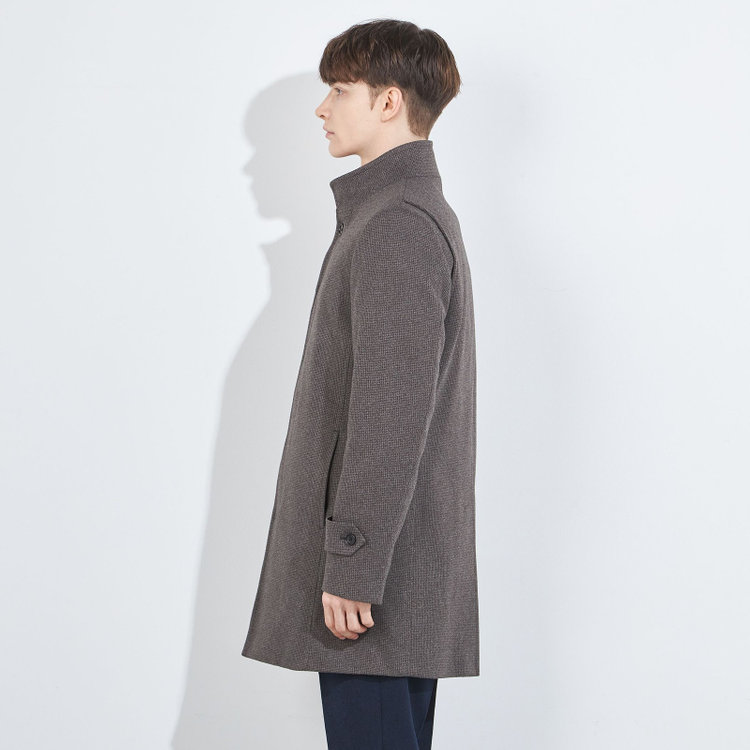 ブラックライン 【BL】ショートスタンドコート/グレー 茶濃色