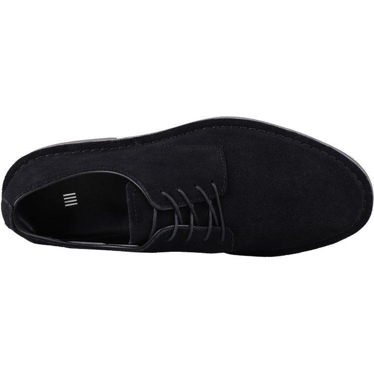 ブラックライン 【BL】プレーントゥドレスシューズ/ブラック×スエード/ステッチダウン製法 ブラック系(黒)