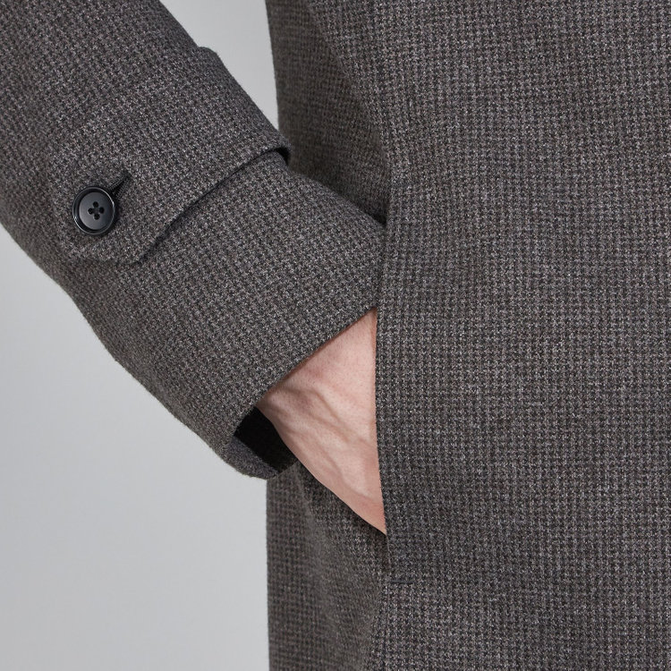 ブラックライン 【BL】ショートスタンドコート/グレー 茶濃色