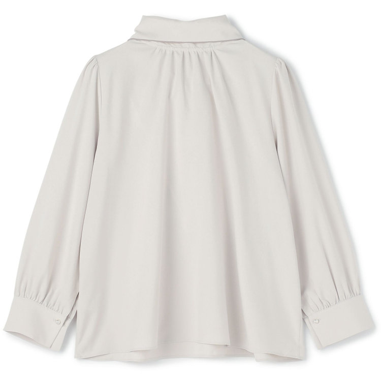 スーツセレクト 【SUIT SELECT×Samantha Thavasa】【長袖】前後2WAYボウタイブラウス/ベージュ/「ウォッシャブル可能」「2WAYストレッチ」「防シワ」「UV加工」「接触冷感」「透け軽減」 茶淡色