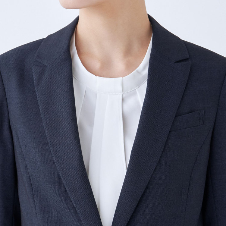 スーツセレクト 【WEB限定/OUTLET】【RELAX TAPERED】【年間】1釦ジャケット/ネイビー×ソリッド/ウォッシャブル ネイビー系(紺)