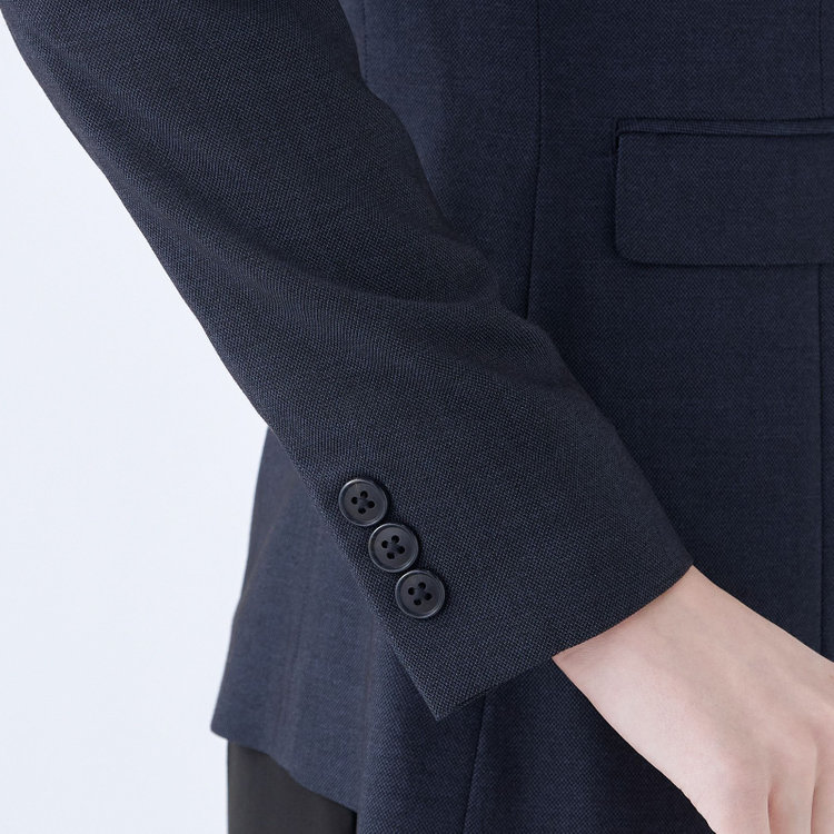 スーツセレクト 【WEB限定/OUTLET】【RELAX TAPERED】【年間】1釦ジャケット/ネイビー×ソリッド/ウォッシャブル ネイビー系(紺)