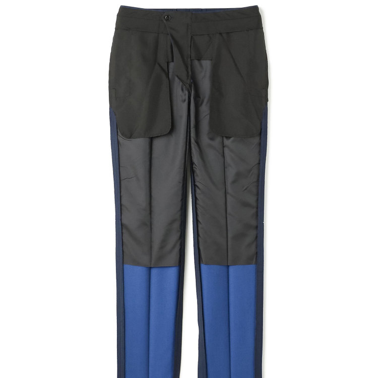 シルバーライン 【発送在庫あり】【CLASSICO TAPERED】【春夏】6釦2掛けダブルスーツ 1タック/ネイビー/チェンジポケット/MARZOTTO/※パンツ裾直し必要 青濃色