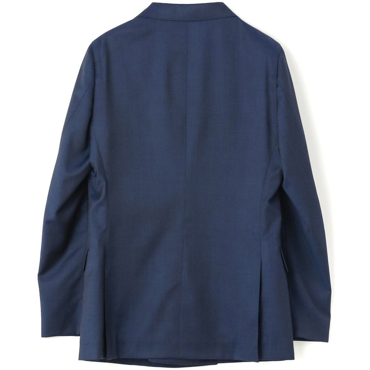 シルバーライン 【発送在庫あり】【CLASSICO TAPERED】【春夏】6釦2掛けダブルスーツ 1タック/ネイビー/チェンジポケット/MARZOTTO/※パンツ裾直し必要 青濃色