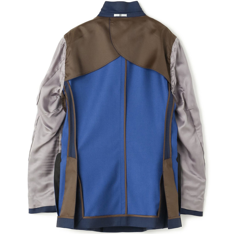 シルバーライン 【発送在庫あり】【CLASSICO TAPERED】【春夏】6釦2掛けダブルスーツ 1タック/ネイビー/チェンジポケット/MARZOTTO/※パンツ裾直し必要 青濃色