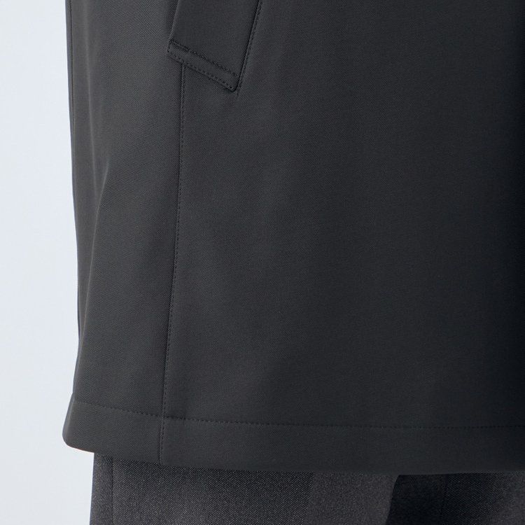 ブラックライン 【BL】ステンカラーボンディングコート/ブラック/WATERPROOF 黒