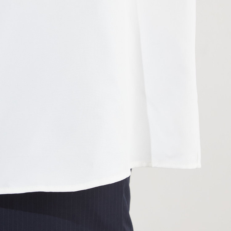 サマンサ 【SUIT SELECT×Samantha Thavasa】【長袖】2WAYフリルタイブラウス/ホワイト 白