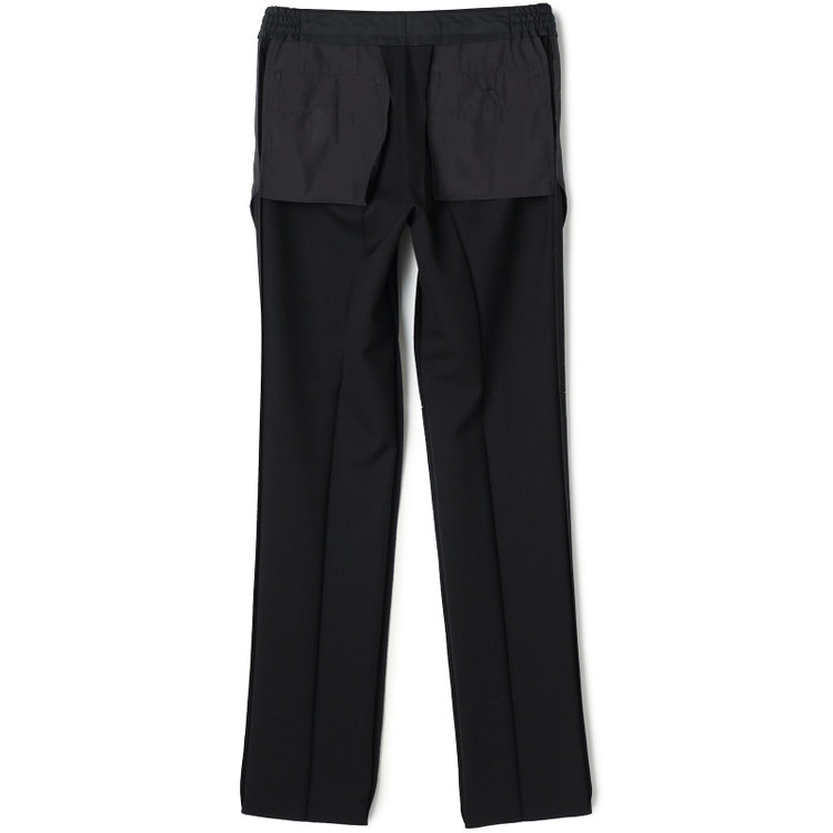 ブラックライン 【SLIM TAPERED】【春夏】0タックテーパードパンツ/ブラック/4S/※裾上げ済仕様 黒