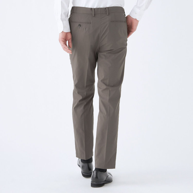 スーツセレクト 【WEB限定/OUTLET】【RBC】【春夏】コーディネートパンツ付き/ワイドラペル2釦シングルスーツ 1タック/ブラック×シアサッカー+グレーブラウンパンツ/ウエストシャーリング/ウォッシャブル/※パンツ裾上げ済仕様 ブラック系(黒)