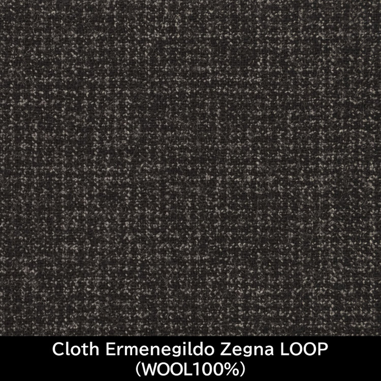 スーツセレクト 【国内縫製】【MEN'S】【パターンオーダー】【SLIM TAPERED】【秋冬】スーツ/グレー/Cloth Ermenegildo Zegna LOOP(WOOL100%) グレー系(灰)
