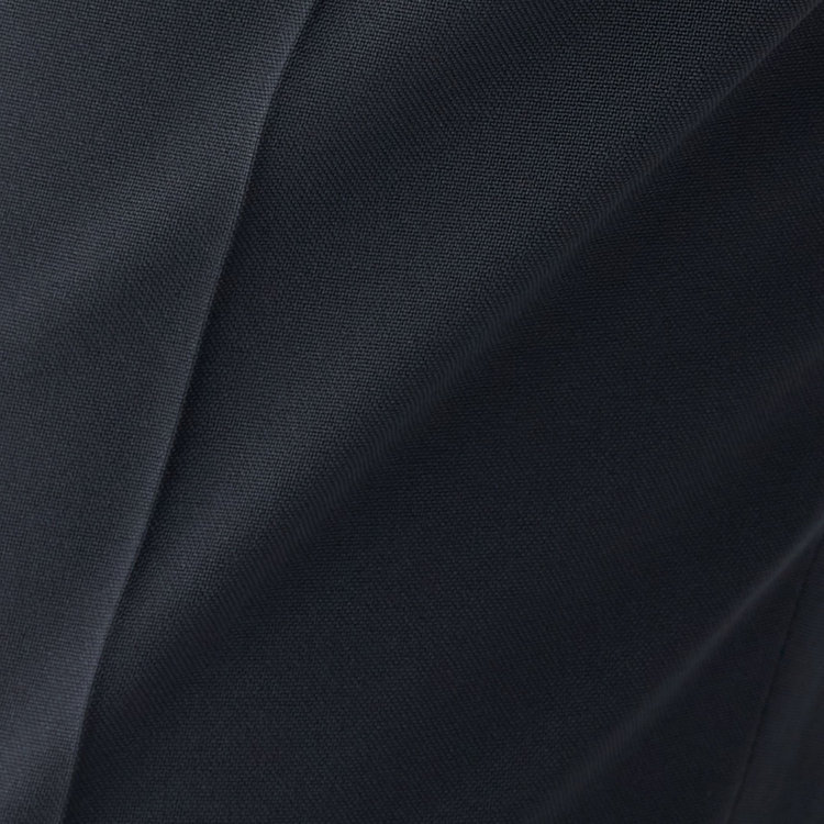 ブラックライン 【WEB限定】【発送在庫あり】【SLIM TAPERED】【年間】ウォッシャブル0タックテーパードパンツ/ネイビー/ウエストシャーリング仕様/裾上げ済仕様 紺中間