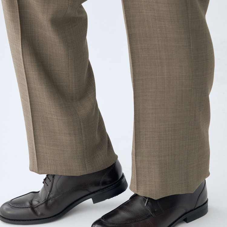 ブラックライン 【発送在庫あり】【RBC】【春夏】2タックワイドパンツ/カーキ/サイド尾錠/4S SUSTAINABILITY&ECOLOGY FABRIC/※裾上げ必要 黄淡色