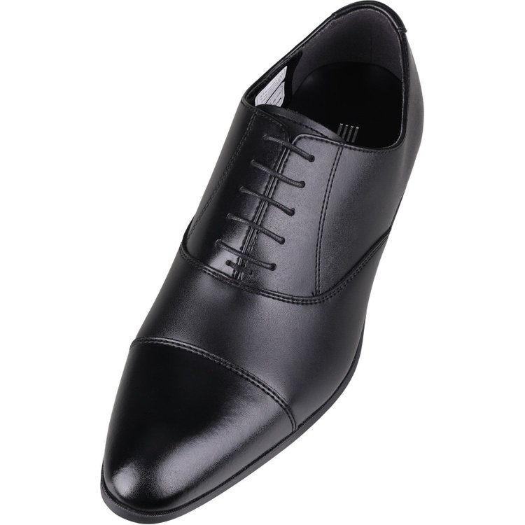 ブラックライン 【SL】ストレートチップ ドレスシューズ/ブラック/本革 (LWG)/セメント製法 ブラック系(黒)
