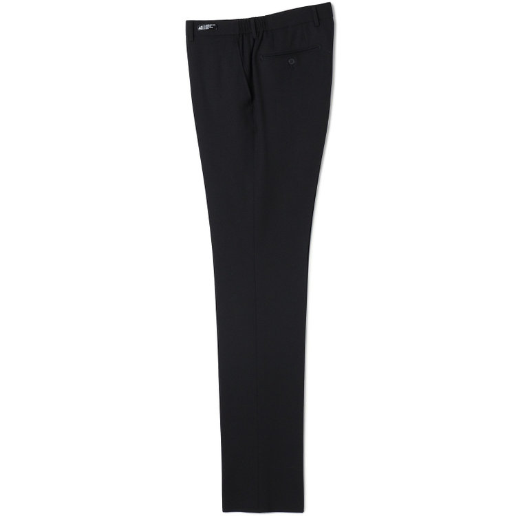 ブラックライン 【SLIM TAPERED】【春夏】0タックテーパードパンツ/ブラック/4S/※裾上げ済仕様 黒