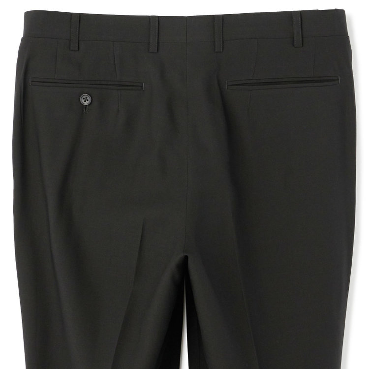 シルバーライン 【CLASSICO TAPERED】【春夏】2釦シングルフォーマルスーツ 1タック/スーパーブラック/ウエストムーブ/※裾上げ必要 黒