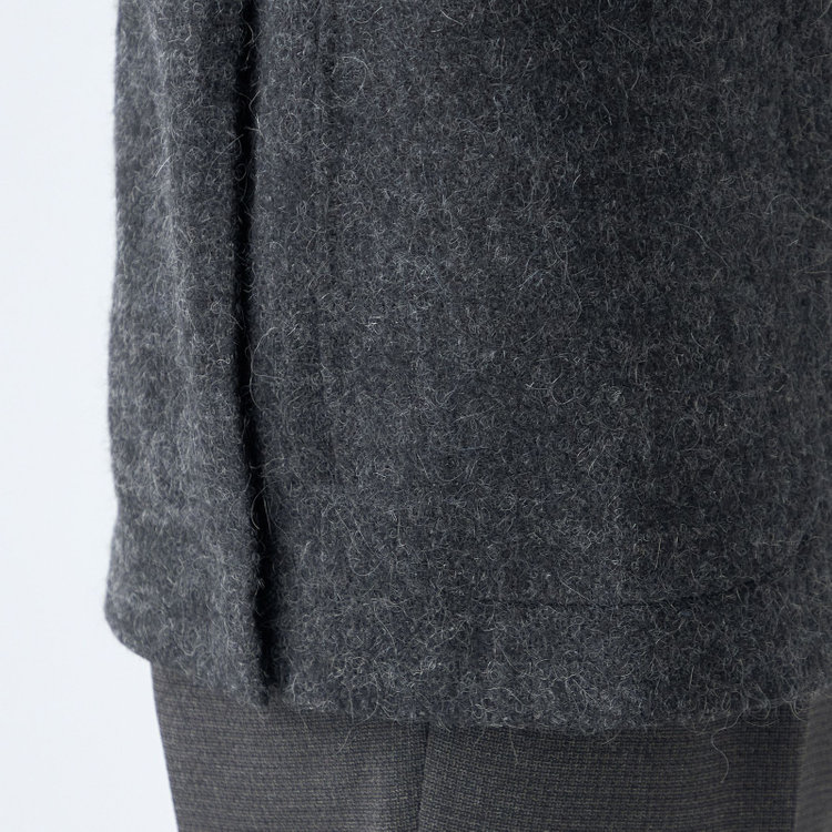 シルバーライン 【発送在庫あり】【Just Loose】【秋冬】2釦ジャケット/グレー+ツイード/MALLALIEUS 1863 woven in englan グレー濃色