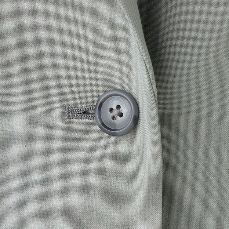 シルバーライン 【SL】【年間】1釦シングルパンツスーツ/グリーン/パンツウエストシャーリング/ウォッシャブル/※パンツ裾上げ済仕様 緑淡色