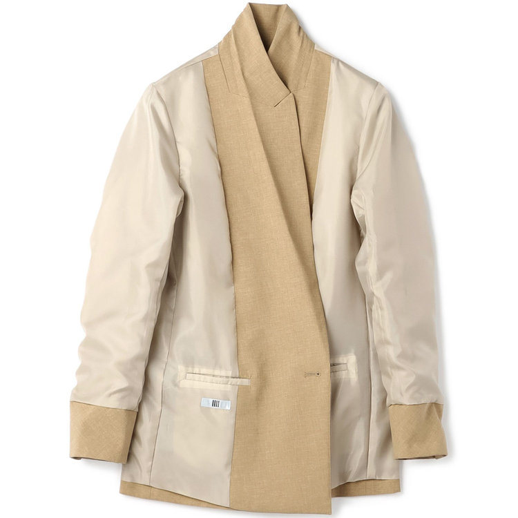 シルバーライン 【SL】【年間】4釦1掛けダブルジャケット/ライトブラウン/ウォッシャブル 赤淡色