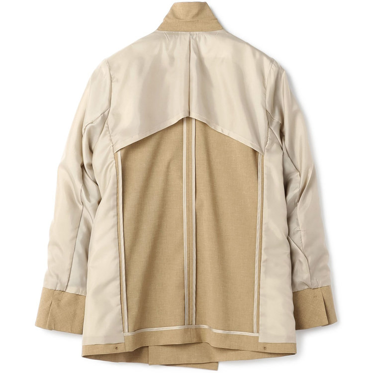 シルバーライン 【SL】【年間】4釦1掛けダブルジャケット/ライトブラウン/ウォッシャブル 赤淡色