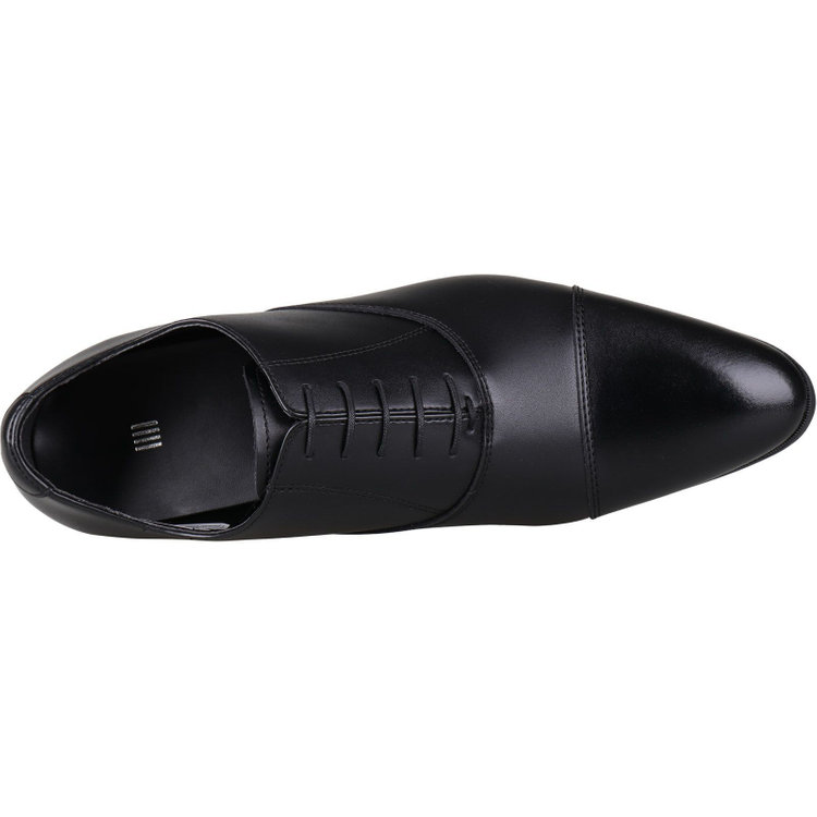 ブラックライン 【SL】ストレートチップ ドレスシューズ/ブラック/本革 (LWG)/セメント製法 ブラック系(黒)