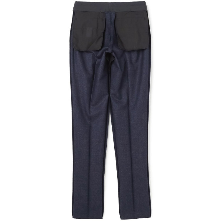 シルバーライン 【発送在庫あり】【CLASSICO TAPERED】【秋冬】2釦シングルスーツ 1タック/ネイビー/Ermenegildo Zegna LOOP woven in italy/※裾上げ必要 青濃色