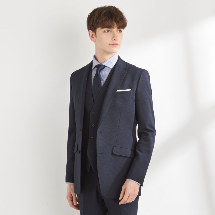 CLASSICO TAPERED】【秋冬】2釦シングルスーツ 1タック/ブラウン