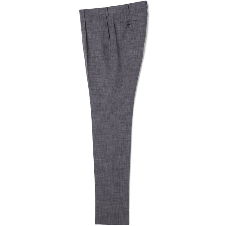 シルバーライン 【CLASSICO TAPERED】【春夏】1タックテーパードパンツ/グレー/ウエストムーブ4S SUSTAINABILITY&ECOLOGY FABRIC/※裾上げ済み仕様 グレー中間