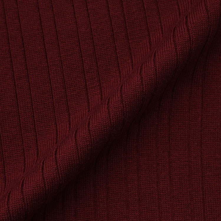 シルバーライン 【SL】【秋冬】ボートネック ニットセーター/ワイン/マシンウォッシャブル 赤濃色