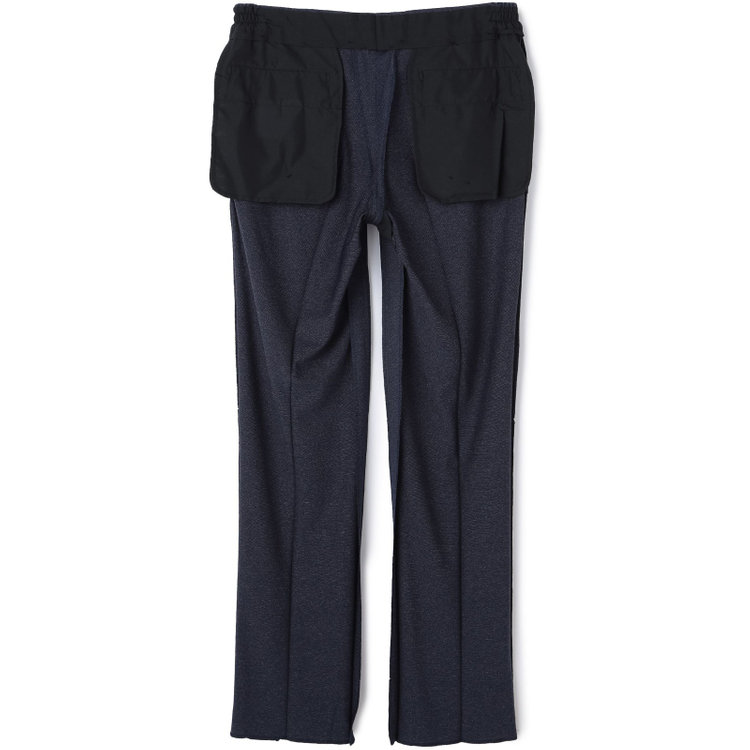 シルバーライン 【CLASSICO TAPERED】【春夏】1タックテーパードパンツ/ネイビー/ウエストシャーリング/4S SUSTAINABILITY&ECOLOGY FABRIC/※裾上げ必要 紺濃色