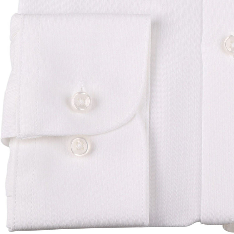 SUIT SELECT　アウトレット 【WEB限定/OUTLET/汚れ・キズ等有】【BL-3】【スーパーノンアイロン】ボタンダウンドレスワイシャツ/ホワイト×ドビーストライプ/SUPER NON IRON 4S 白