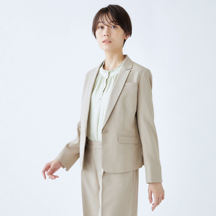 【SL】【年間】1釦ジャケット/ベージュ/ウォッシャブル（723101SS-JBE_R）｜メンズ（メンズ）｜SUIT SELECT |  スーツセレクト公式通販