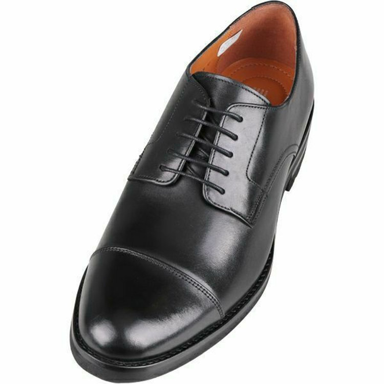 ブラックライン 【WEB限定/OUTLET】【SL】ストレートチップブルーチャー(外羽根式)ドレスシューズ/ブラック/牛革(キップ)/ボロネーゼ製法 ブラック系(黒)