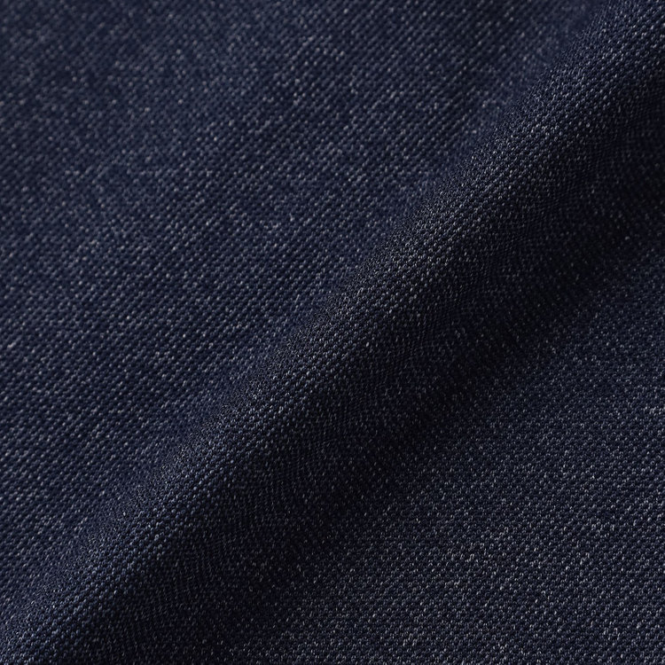 シルバーライン 【CLASSICO TAPERED】【春夏】1タックテーパードパンツ/ネイビー/ウエストシャーリング/4S SUSTAINABILITY&ECOLOGY FABRIC/※裾上げ必要 紺濃色
