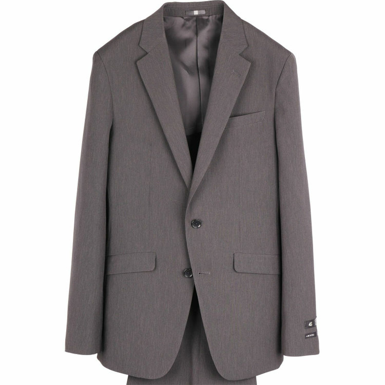 スーツセレクト 【WEB限定/OUTLET】【SLIM TAPERED_2】【春夏】2釦シングルスーツ 0タック/グレー/4S グレー系(灰)