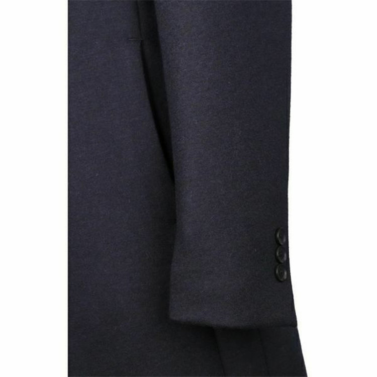 スーツセレクト 【WEB限定/OUTLET】【SKINNY】ウールブレンドニットチェスターコート/ネイビー×ソリッド/バイウォーム/4S ネイビー系(紺)