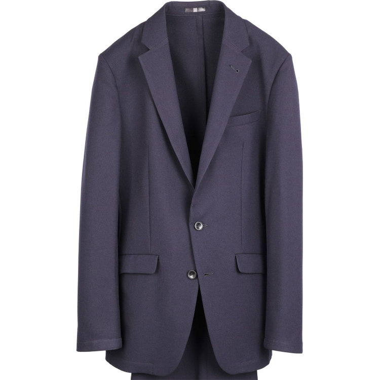 ブラックライン 【WEB限定/OUTLET】【発送在庫あり】【BL/4S WORK】【WEB限定】【年間】2釦シングルスーツ 0タック/ネイビー/ドローコード&ウエストシャーリング/※パンツ裾上げ済仕様 ネイビー系(紺)